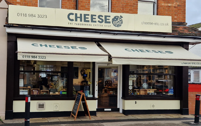 Things to do in pangbourne with dogs - cheese shop