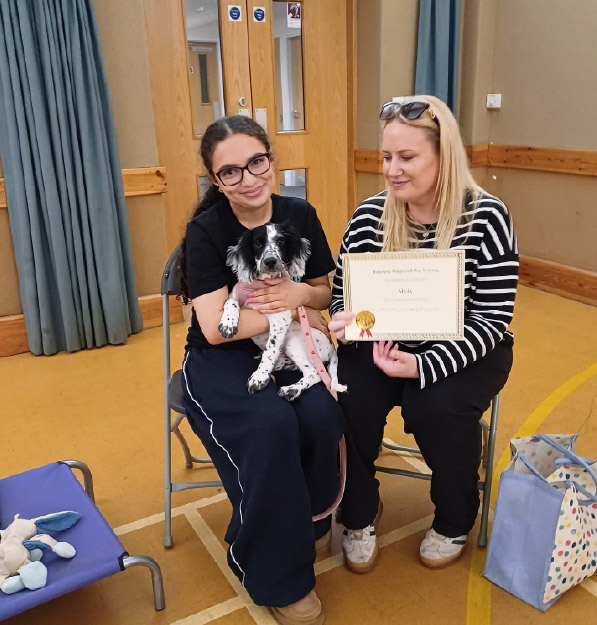 puppy training Pangbourne - puppy training graduation certificate