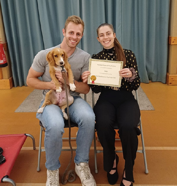 puppy training Pangbourne - puppy class graduation