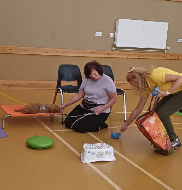 puppy training classes in Pangbourne - teaching puppy to settle